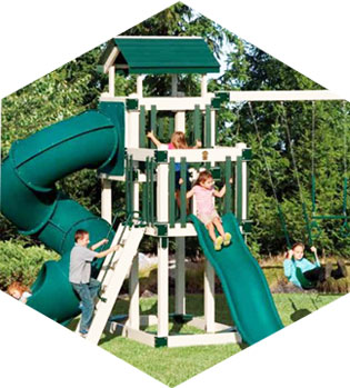 Vinyl Swingsets for sale